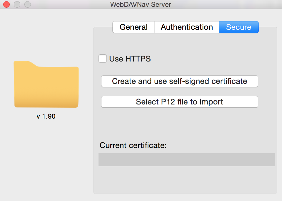 Create and use self-signed certificate