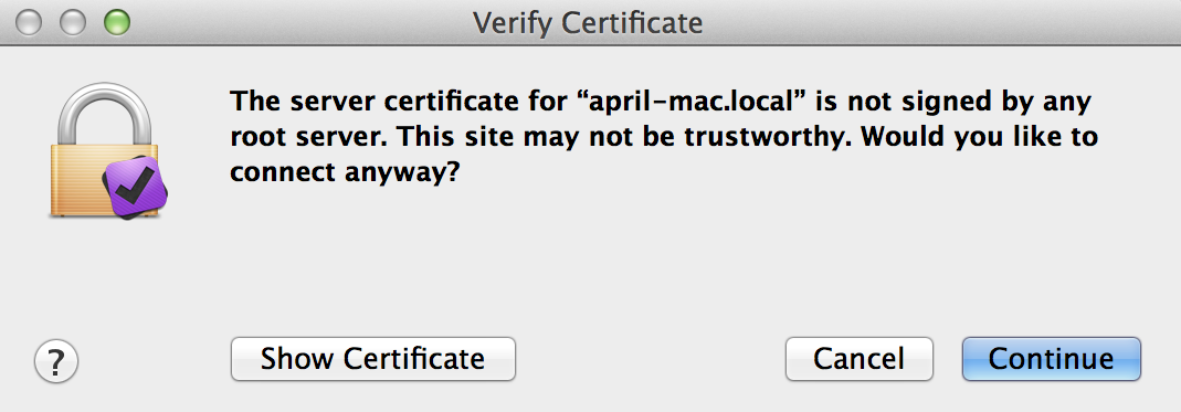 Server Certificate