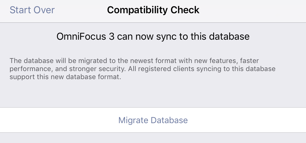 Syncing with OmniFocus 1