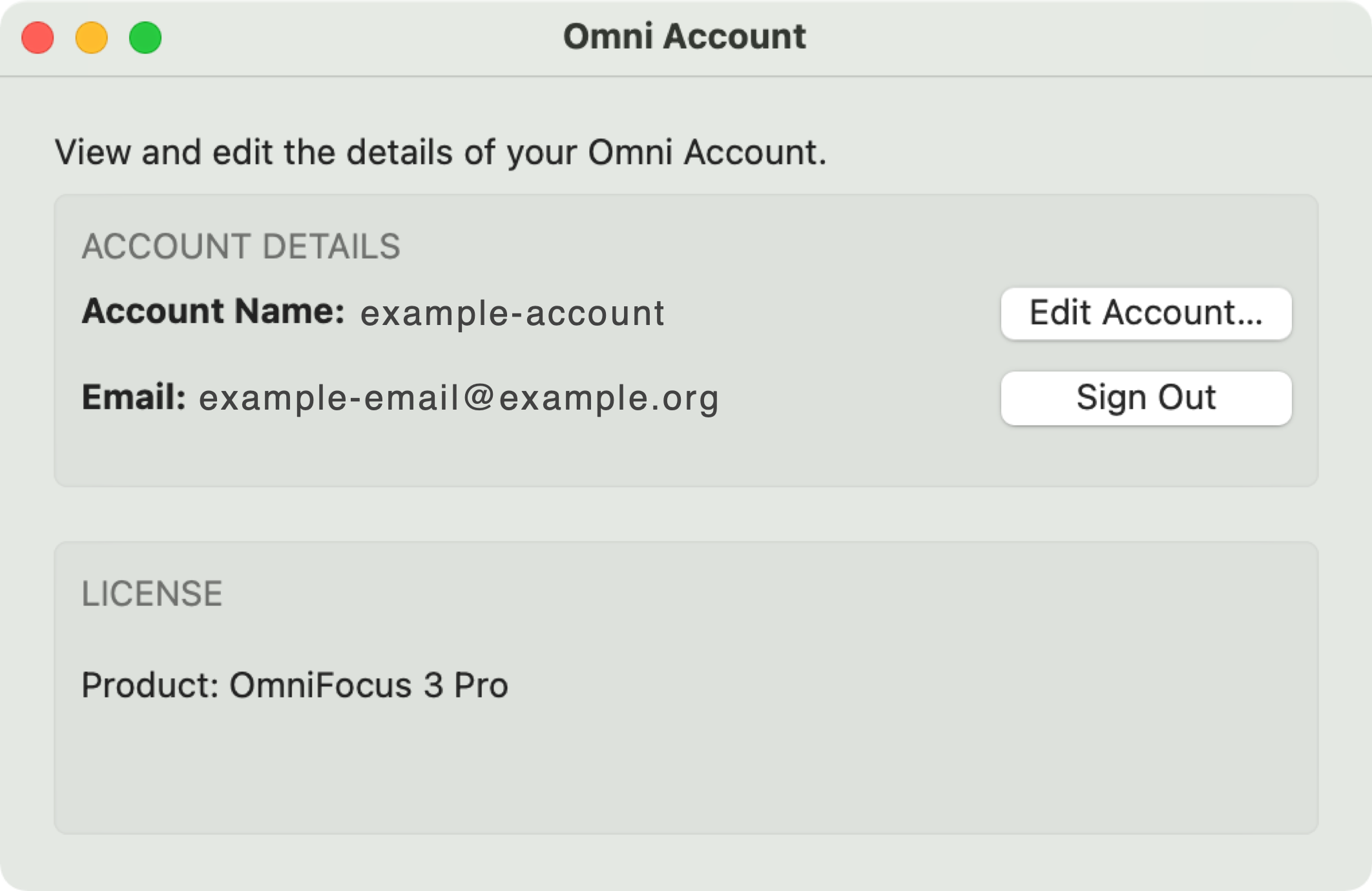 OmniFocus 3 Successfully Registered License