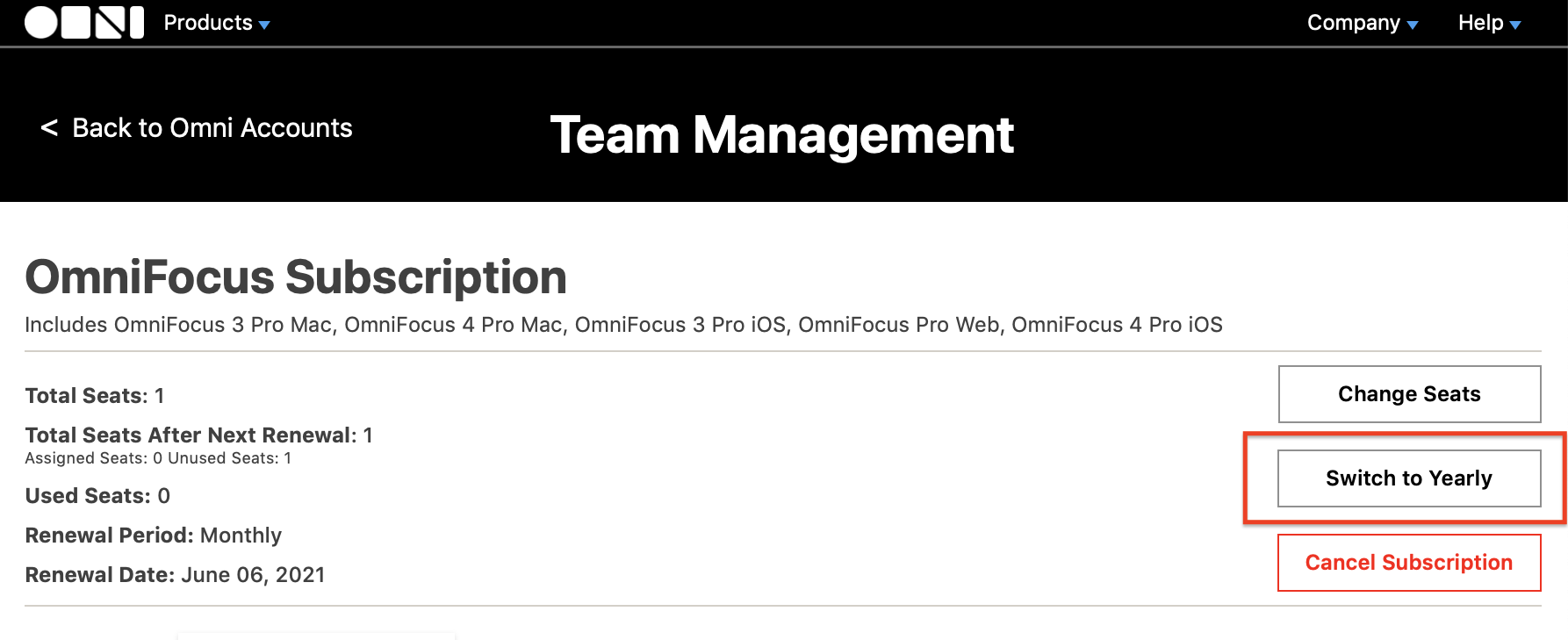 Managing Team Members in Omni Accounts
