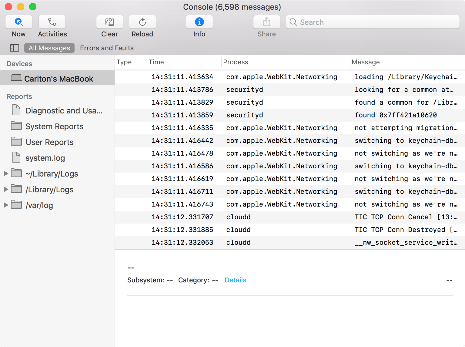 messages for mac high sierra