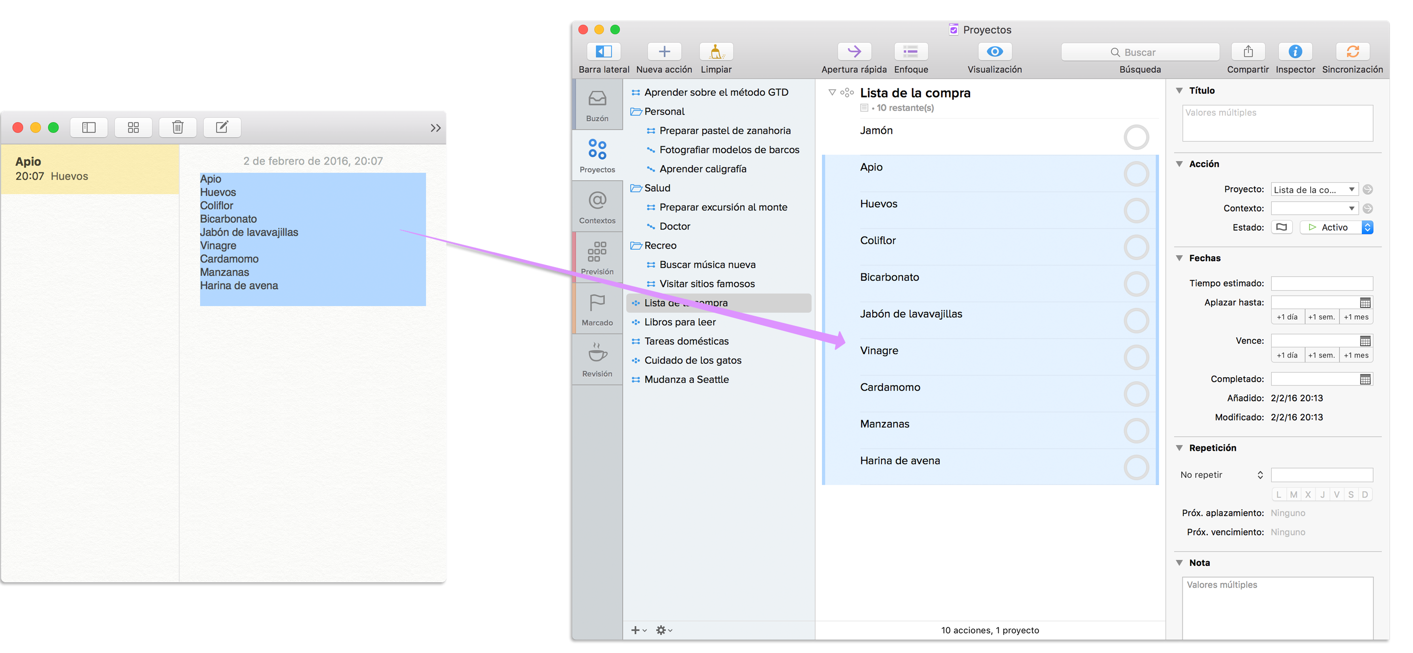 omnifocus integration with outlook for mac