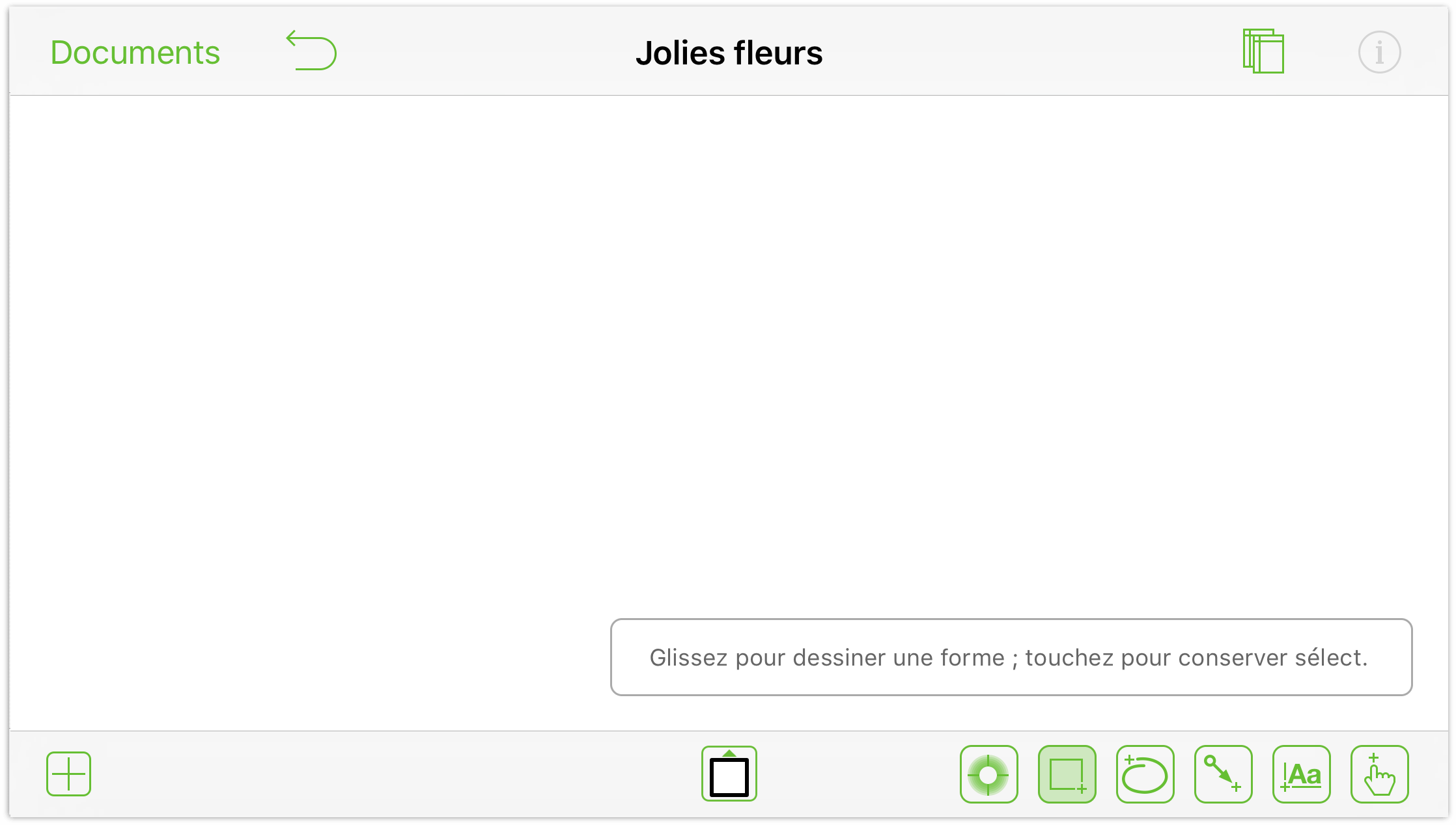 Manuel de l'utilisateur OmniGraffle 2.2 pour iOS — Les nombreux gestes  utilisables dans OmniGraffle pour iOS, image size:2236x1268