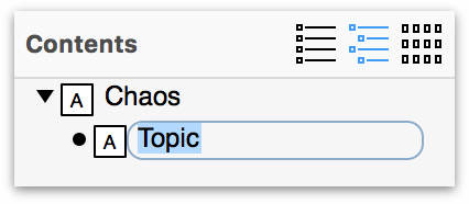 Adding structure to your diagram with the Outline Editor
