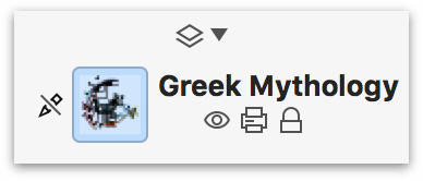 Locking the Greek Mythology layer in place