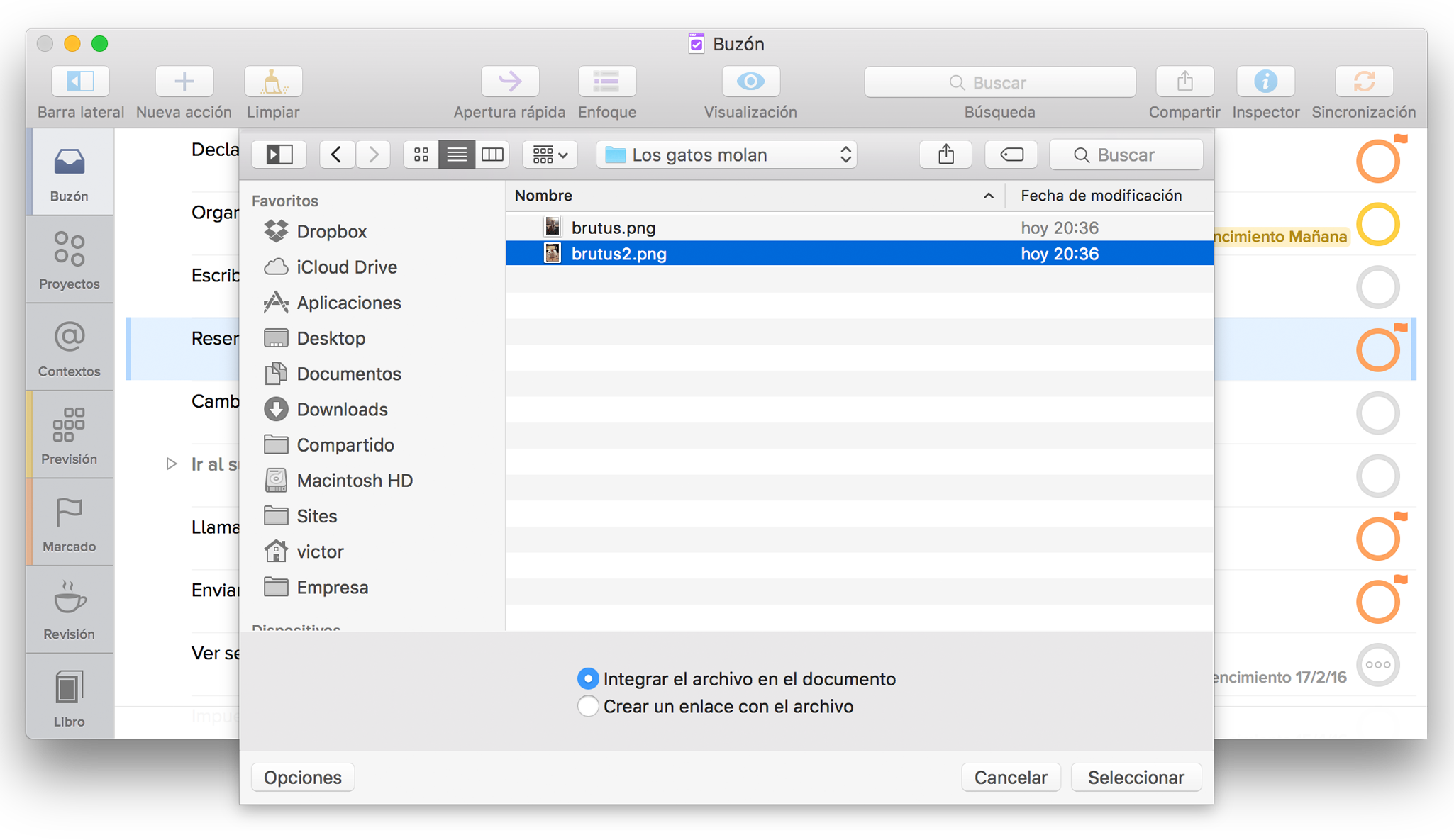 Outlook para Mac no puede arrastrar archivos adjuntos