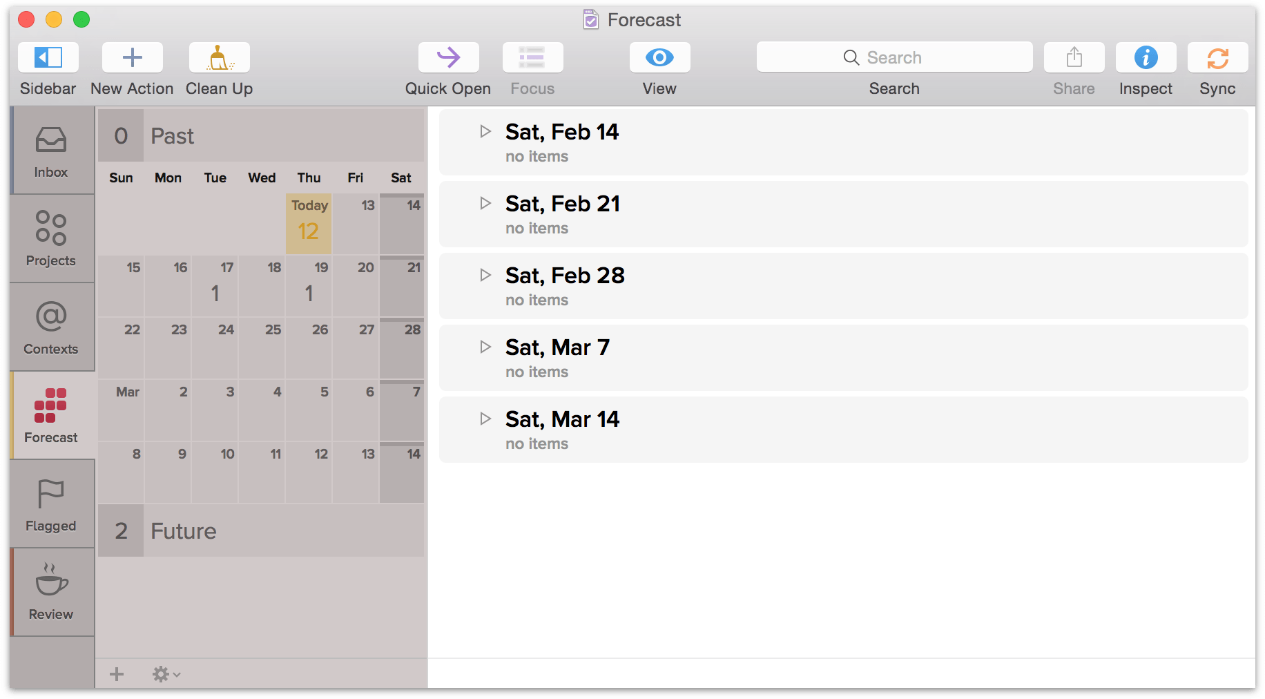 Command-click the dates you want so you can see what&#8217;s happening on those days