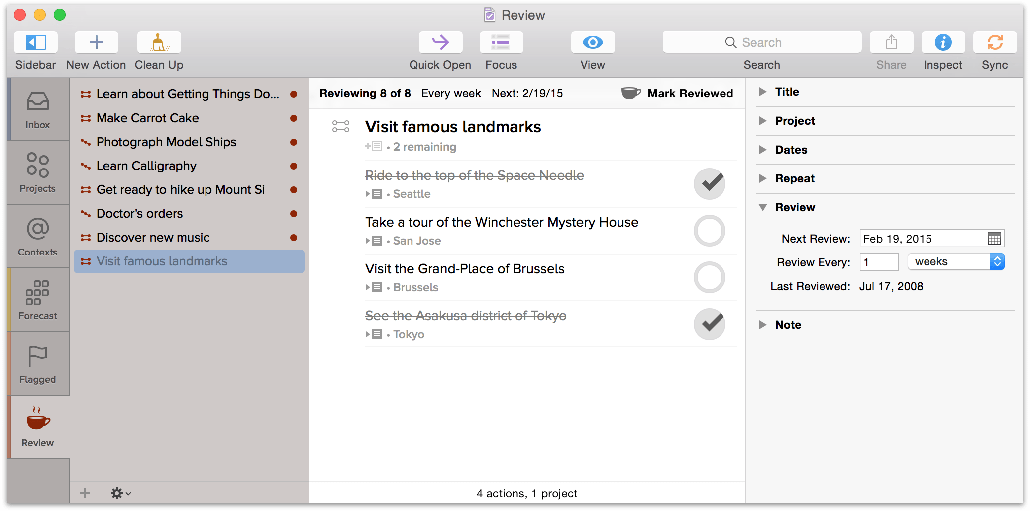 When reviewing your projects, be sure to look at every tiny detail to help keep you on track