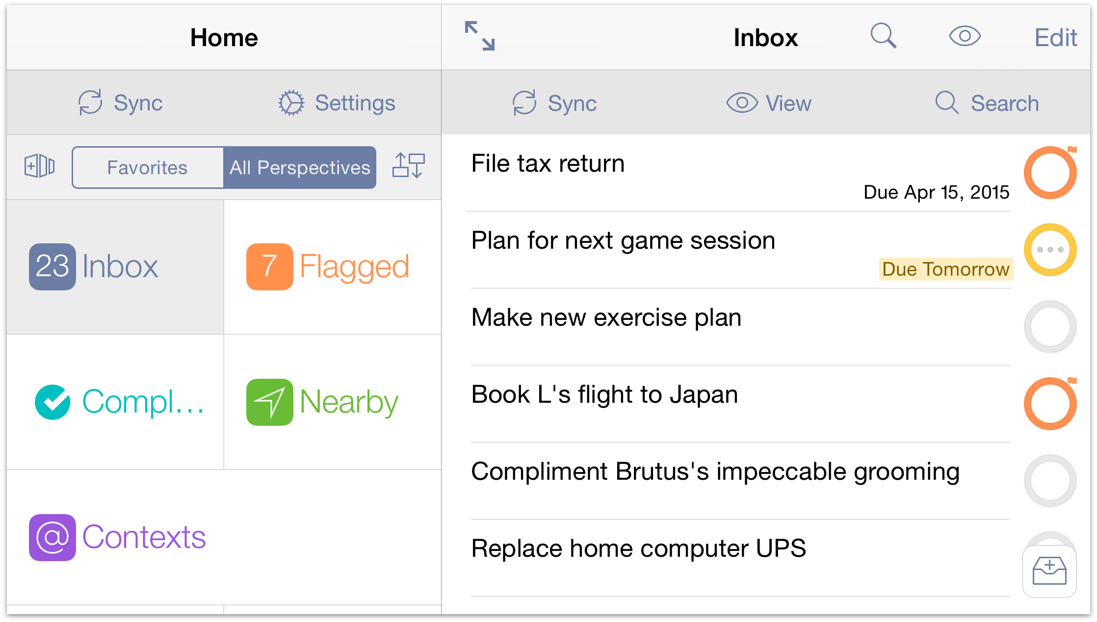 omnifocus subscription gives access to pro features