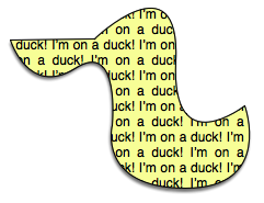 Text in a duck!