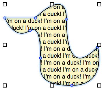 Text in a duck!