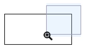 Click and drag with the Zoom Tool to zoom in and focus on a particular region of the diagram