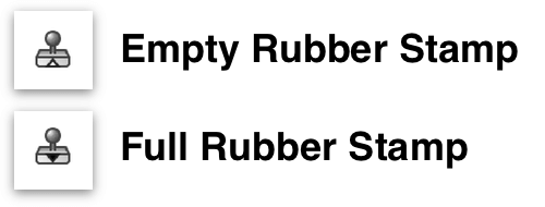 States of the Rubber Stamp tool
