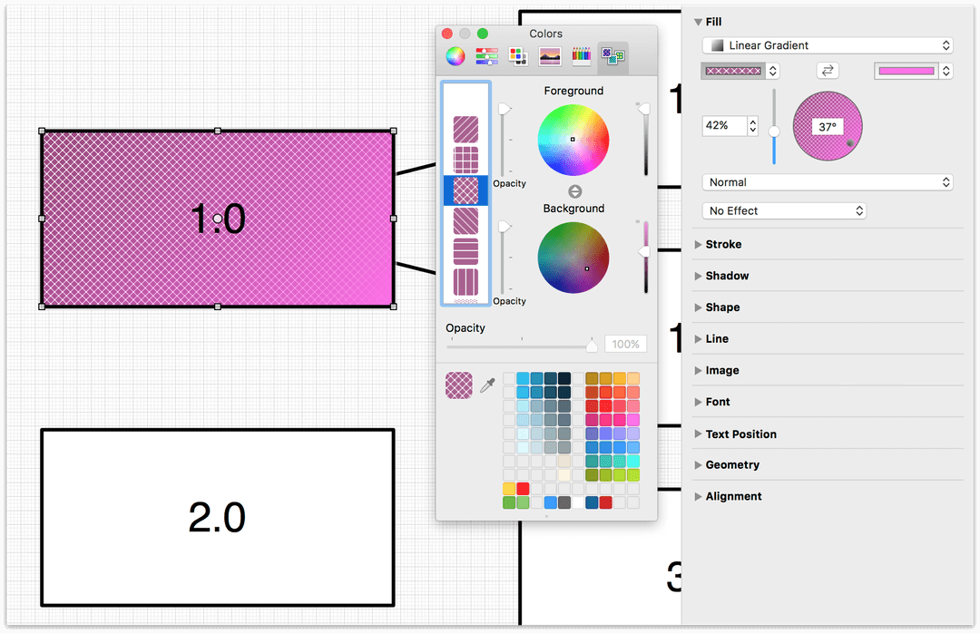 The pattern palette