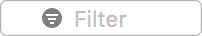The Filter button has three horizontal lines stacked upon each other and decreasing in size from top to bottom.