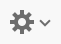 The Action menu is a gear with a downward pointing chevron to its right