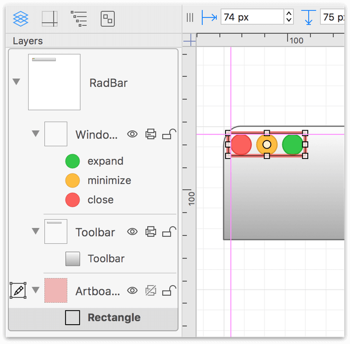 Wrapping objects in an artboard