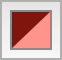 The color well appears as a square that&#8217;s split in half diagonally; the upper-left portion is dark red, while the lower-right portion is a lighter red