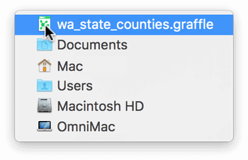 The document icon in the toolbar