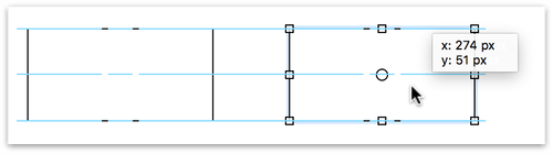 Use the blue Smart Guides to help guide your objects into perfect alignment