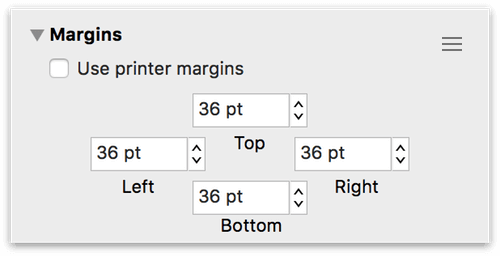 The Margins Inspector