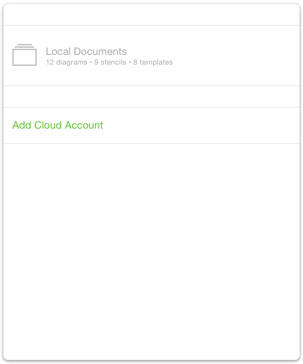 Tap Add Cloud Account