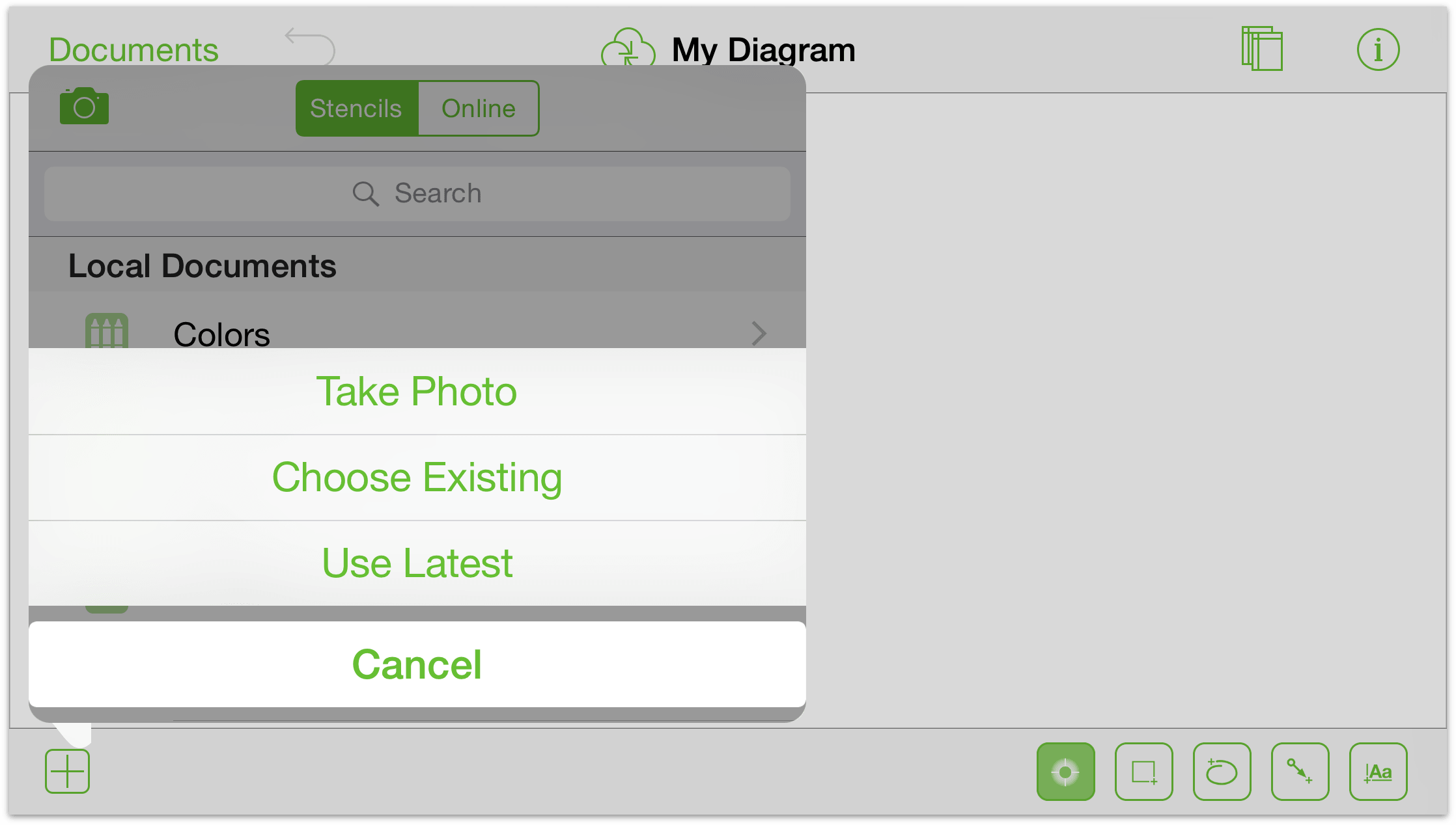 Choose an option for placing an image