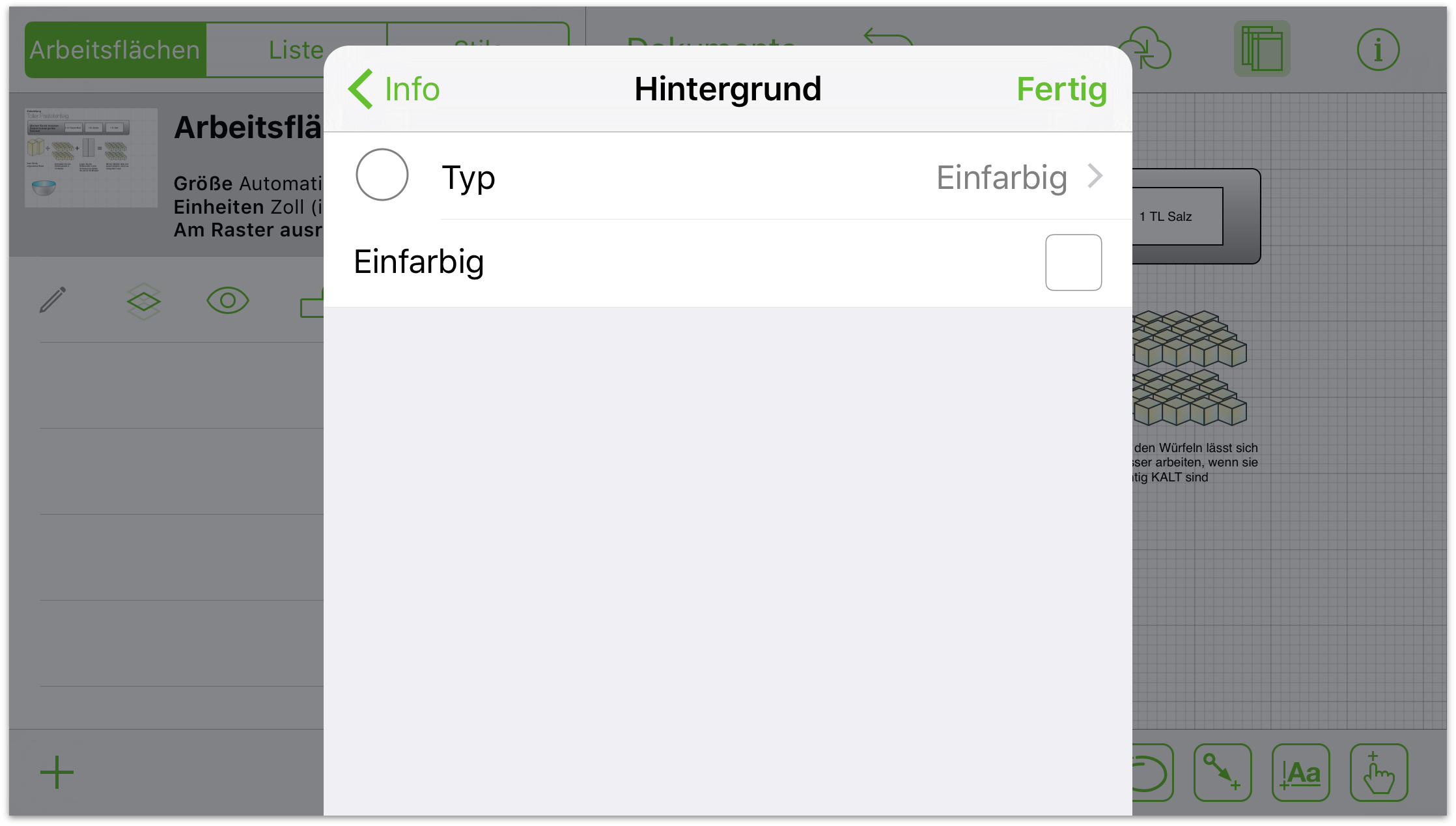 Informationsfenster „Hintergrund“