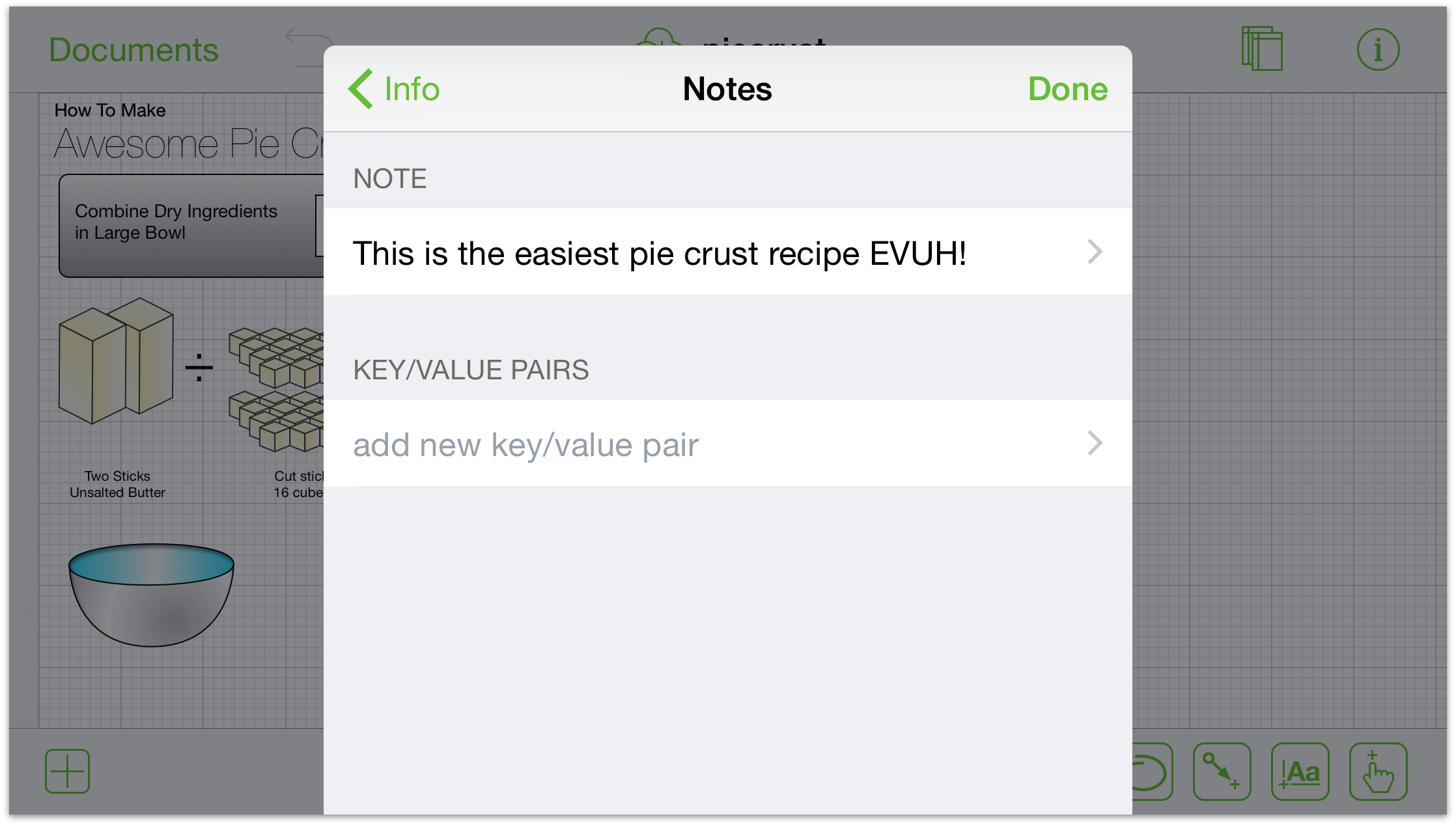 The Notes inspector