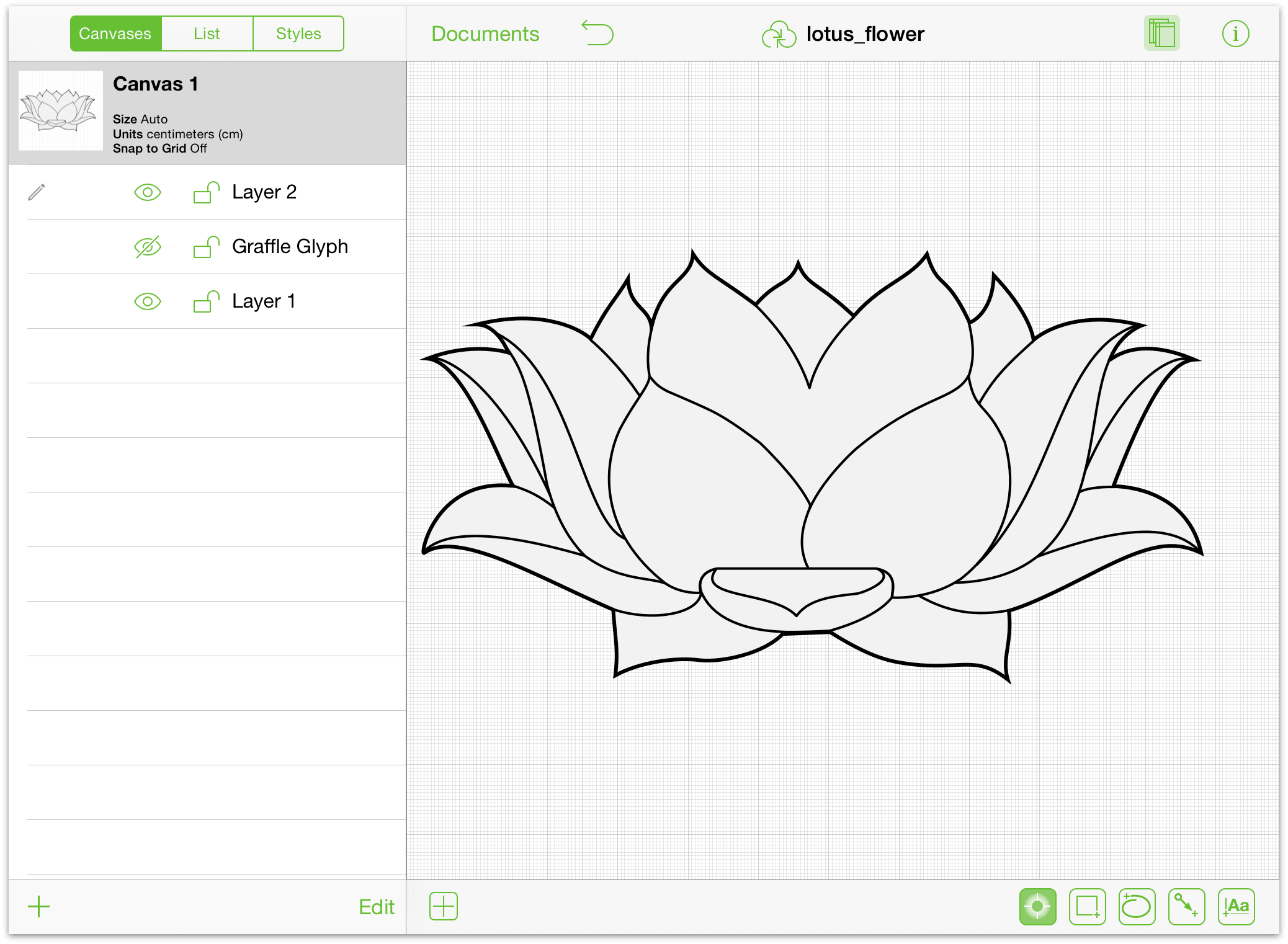 omnigraffle ipad dropbox