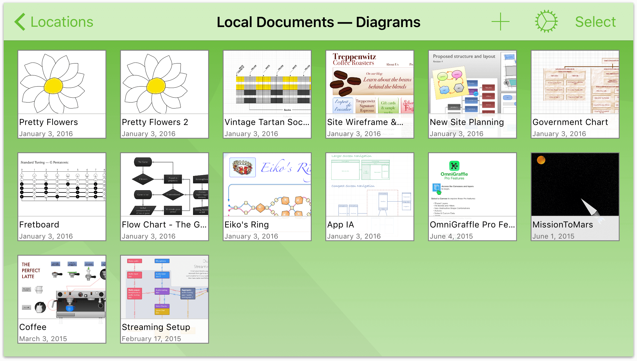 Press the Duplicate icon to make a copy of a file