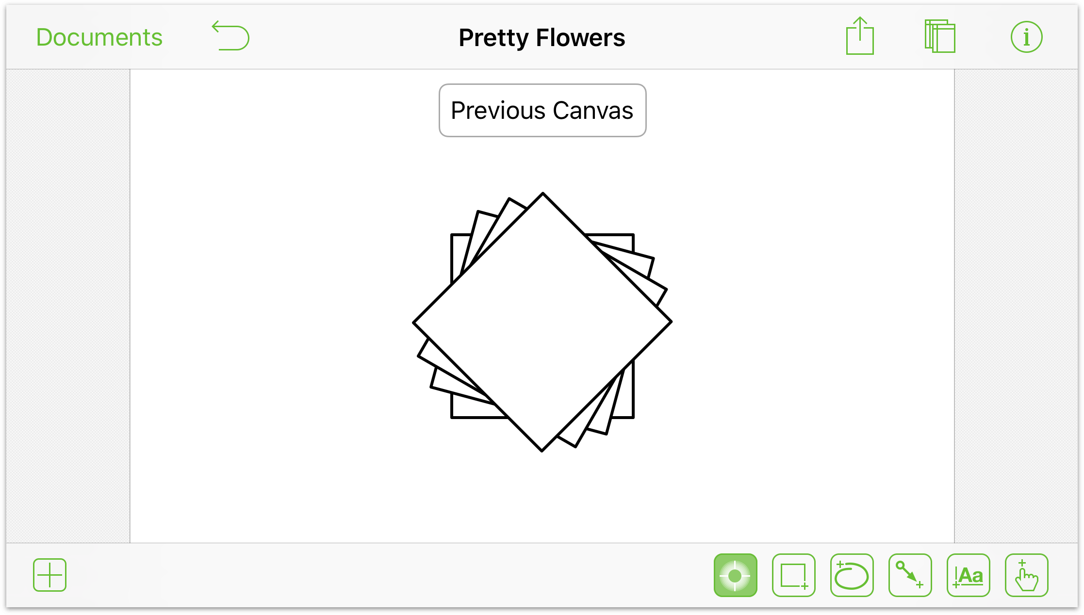 Switching between canvases in OmniGraffle