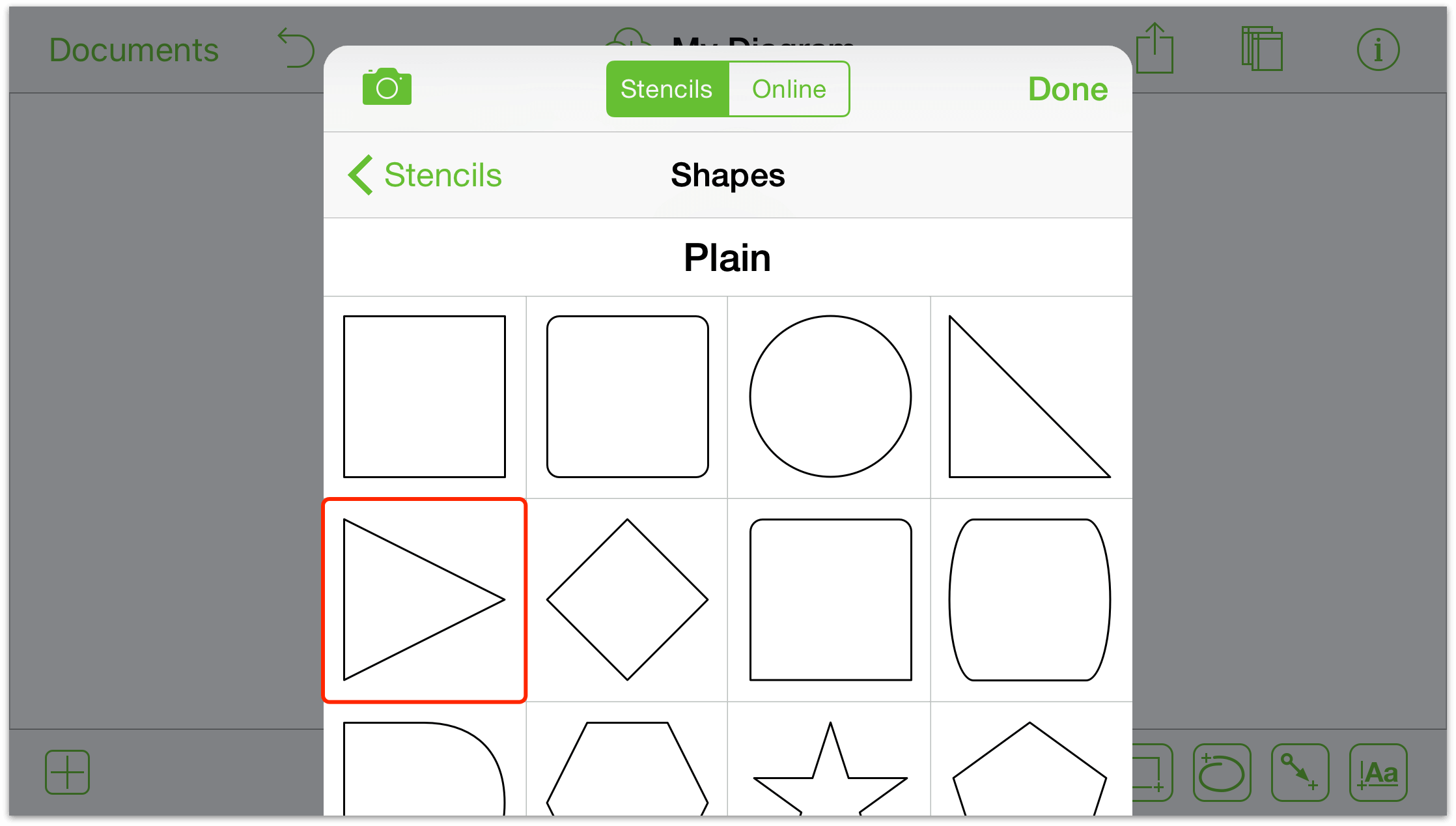 omnigraffle rotate