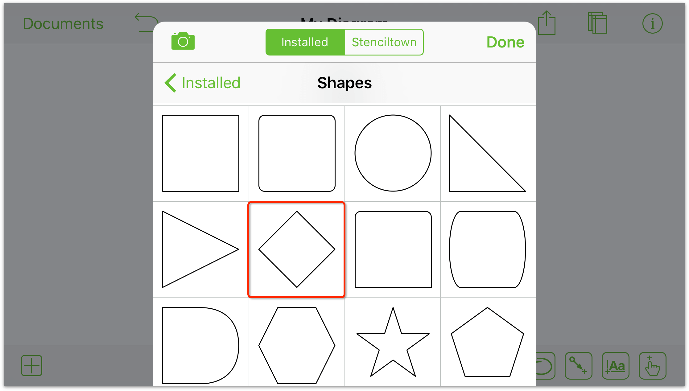 omnigraffle stencils ios8