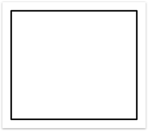 A rectangle with a single stroke, drawn with Shape Recognition turned on