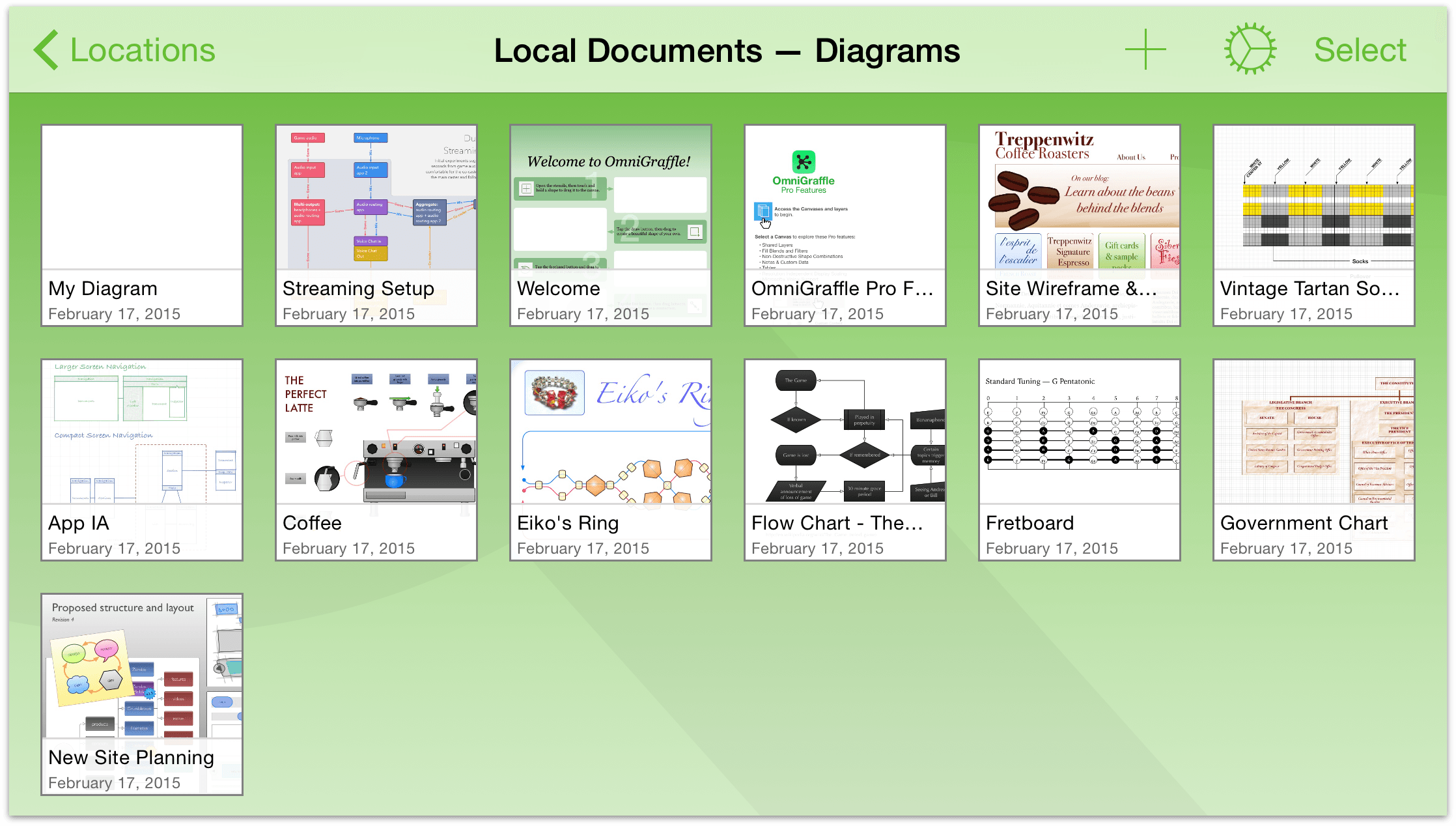 The files inside the Local Documents folder