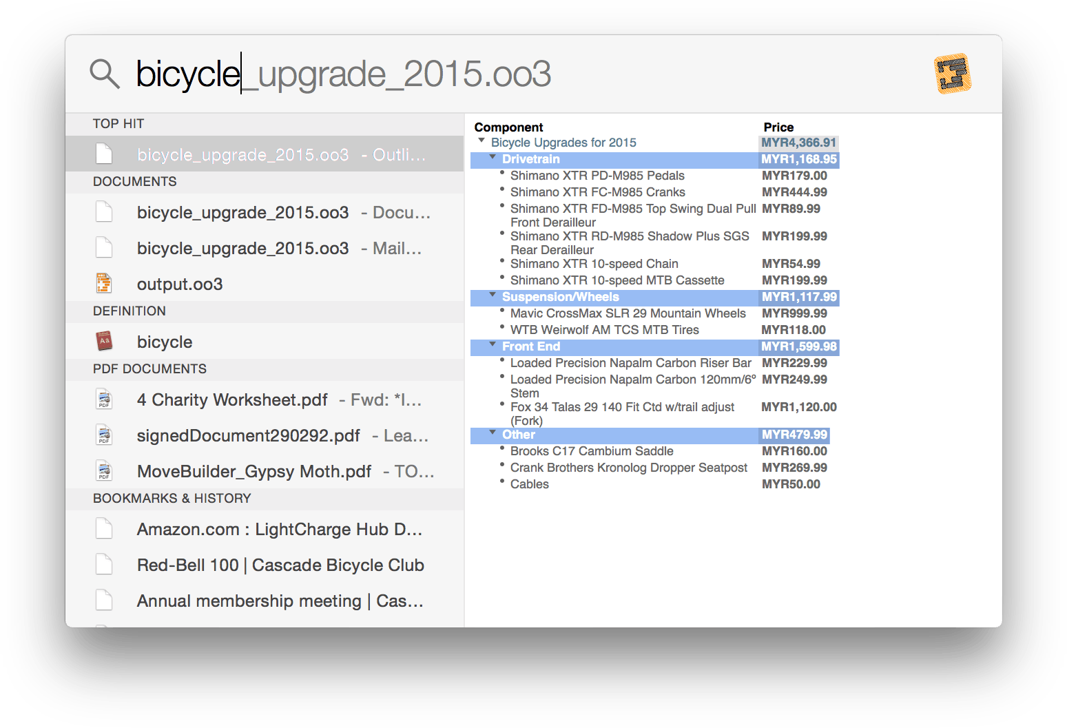 The metadata you enter in the Document inspector helps make it easier for you to find files on your Mac