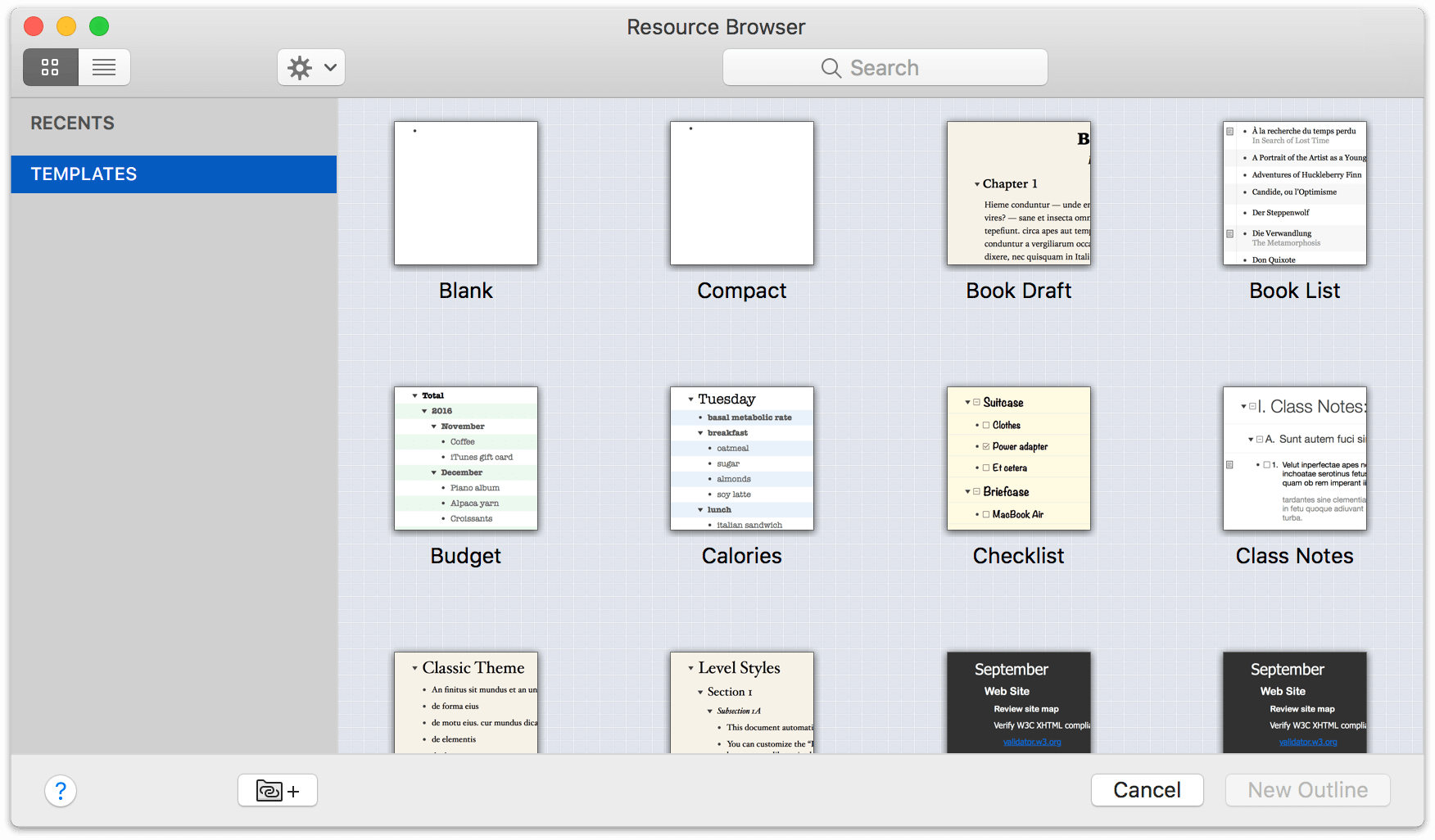 omnioutliner for mac