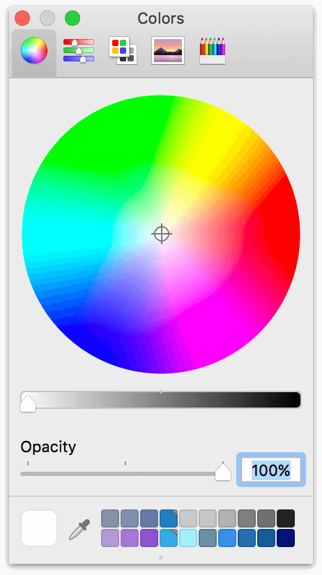 the color palette