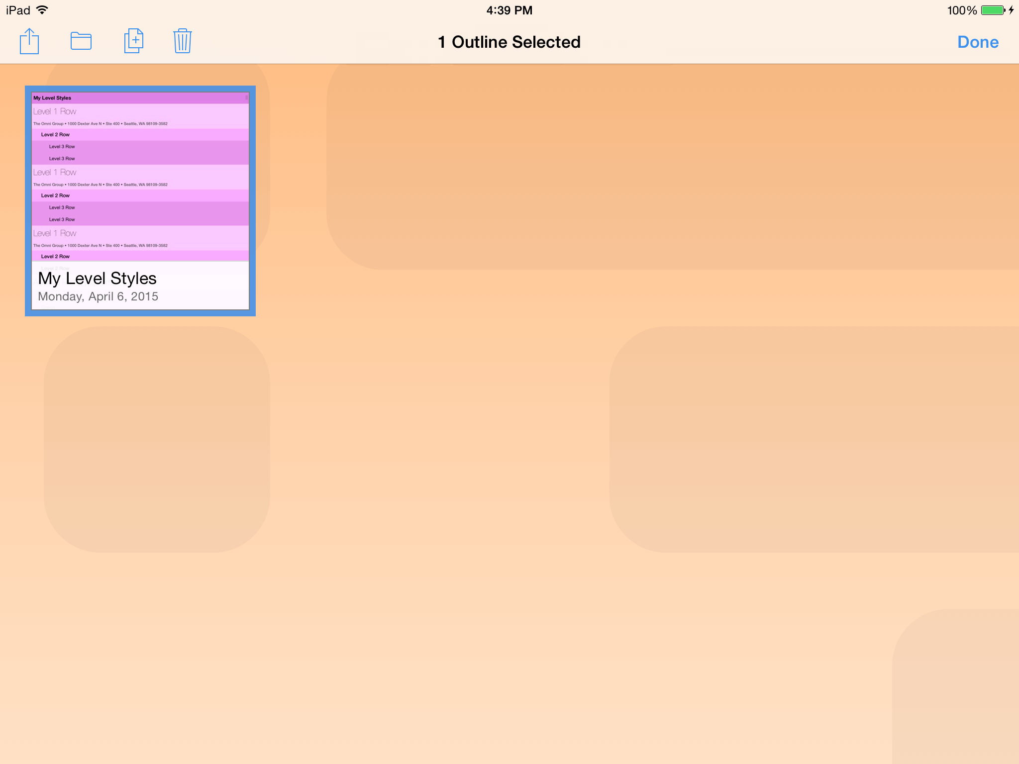 Select the file whose styles you'd like to preserve