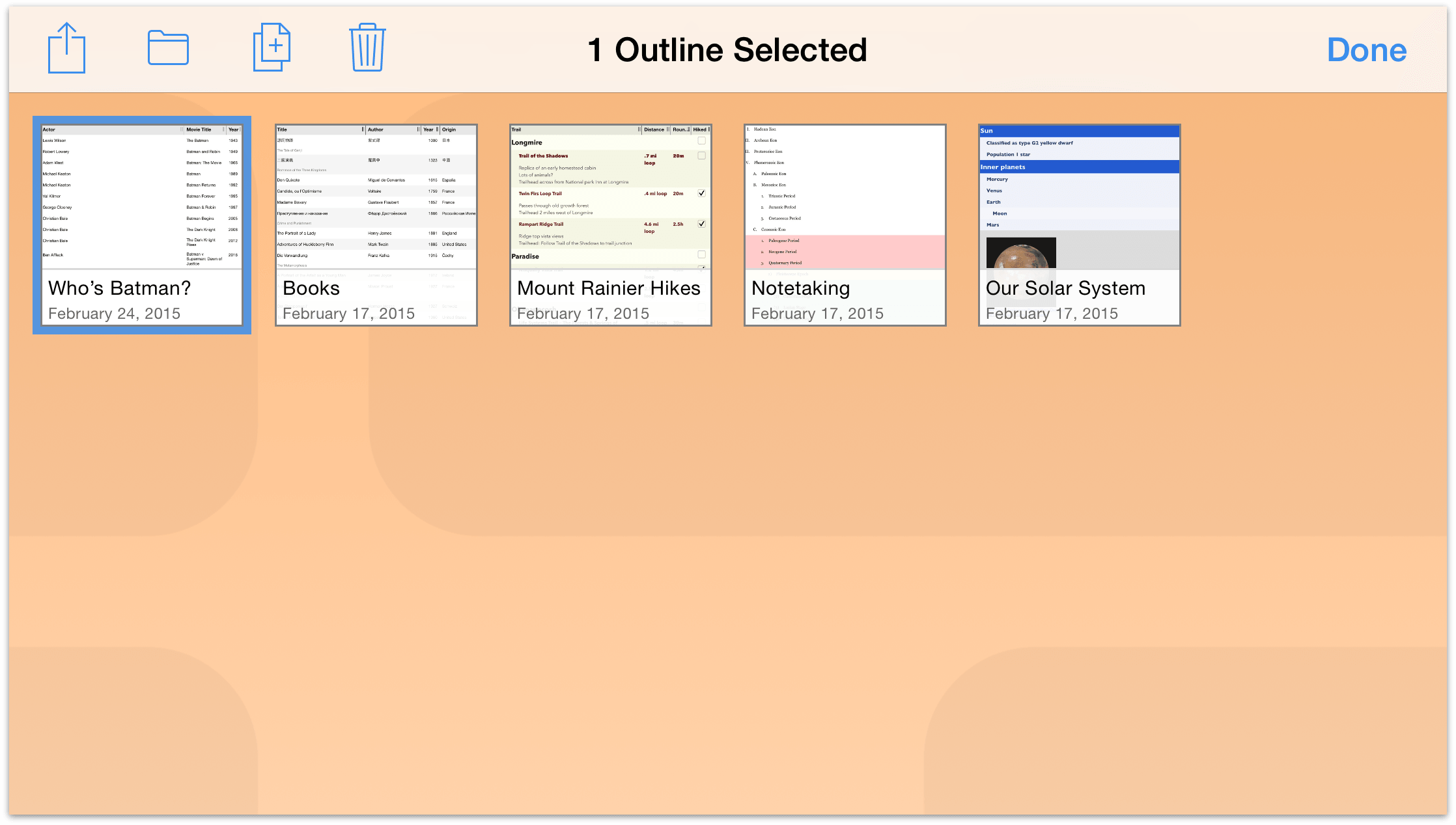 Selected files are highlighted with a blue border