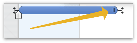 Changing the duration of a task in the Gantt chart.