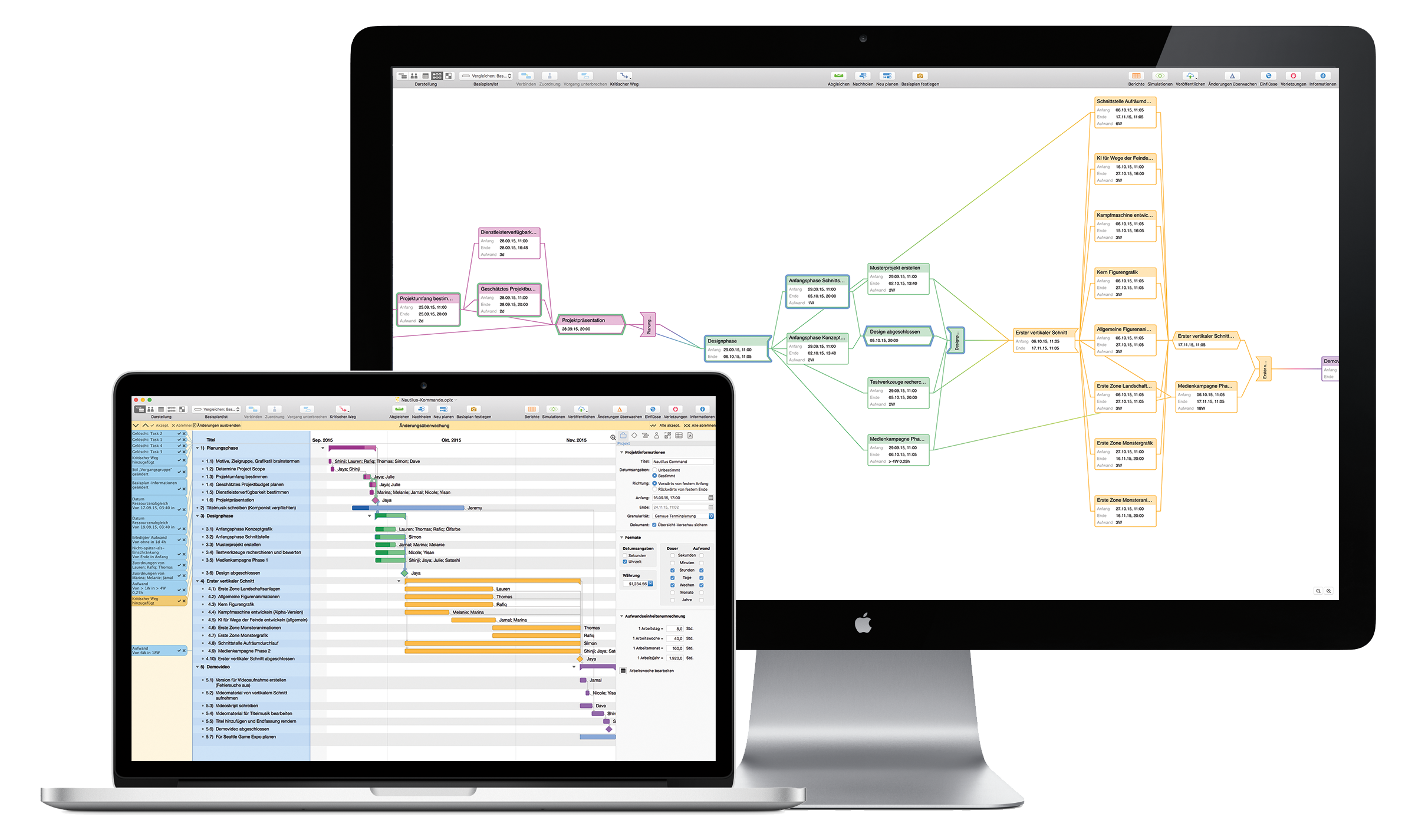 omniplan pro table editor like ms project