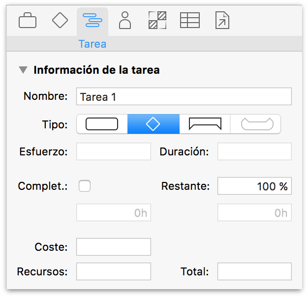 Convierta una tarea en fecha clave en el inspector Información de la tarea.