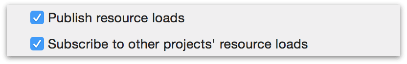 Choose whether to publish the project’s resource loads, subscribe to those of others in the same repository, or neither.