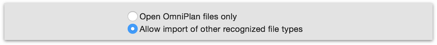 Be sure that Allow import of other recognized file types is checked in the Open dialog.