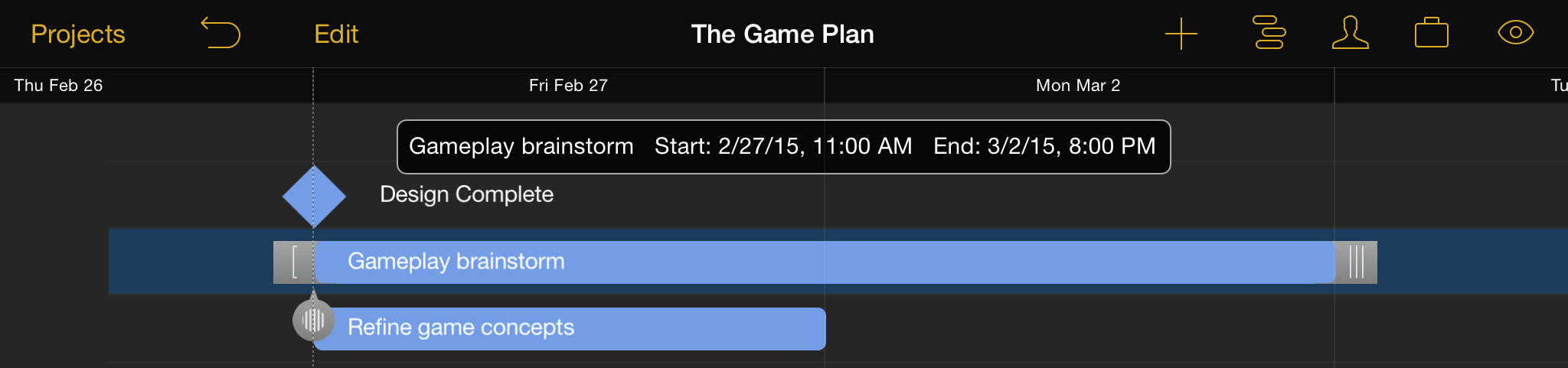 omniplan scheduling