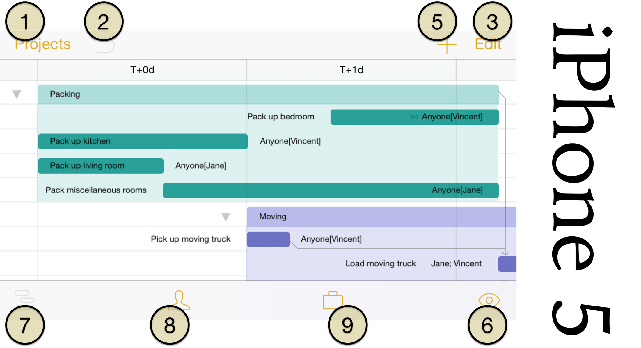 omniplan pro table editor like ms project