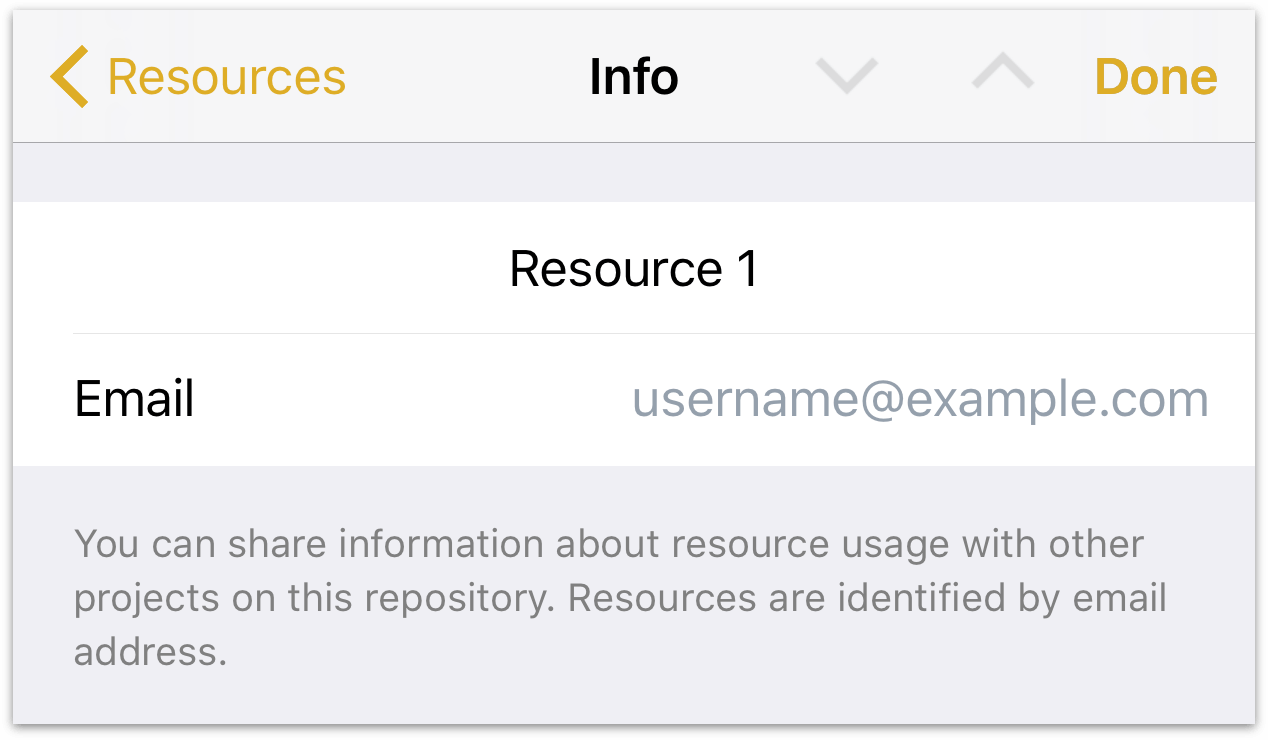 Choosing a server repository account to connect to.